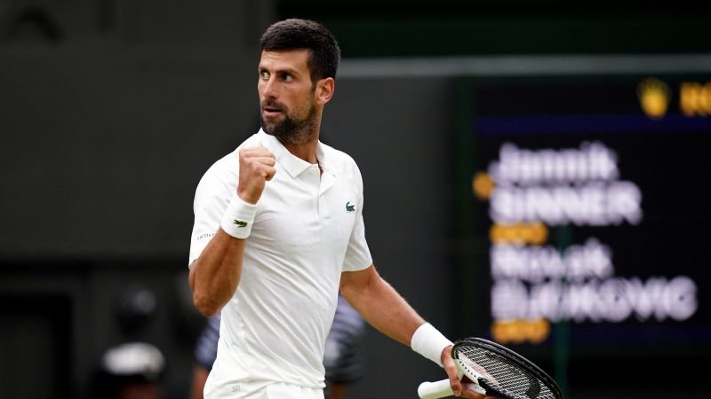 Novak Djokovic reaches ninth Wimbledon final after brushing aside Jannik Sinner; will face Carlos Alcaraz | CNN